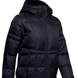 Under Armour Women's 600 Down‎ Hooded Jacket Medium Black 1342814